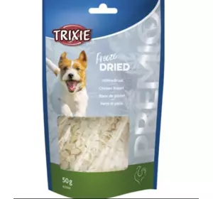 Ласощі для собак Trixie (TX-31606) PREMIO Freeze Dried Chicken Breast сублімована курка для собак 50 г Ласощі для собак Trixie (TX-31606) PREMIO Freeze Dried Chicken Breast сублімована курка для собак 50 г