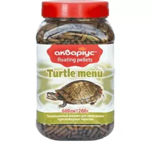 Корм для черепах Turtle Menu (Туртл Меню) палички 150 г, Акваріус Корм для черепах Turtle Menu (Туртл Меню) палички 150 г, Акваріус