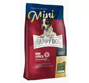 Happy Dog Mini Africa корм для собак дрібних порід (при харчовій алергії), 4 кг Happy Dog Mini Africa корм для собак дрібних порід (при харчовій алергії), 4 кг