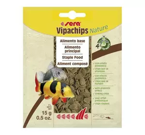 Корм для акваріумних риб Sera Vipachips чіпси для всіх донних риб 15 г Корм для акваріумних риб Sera Vipachips чіпси для всіх донних риб 15 г