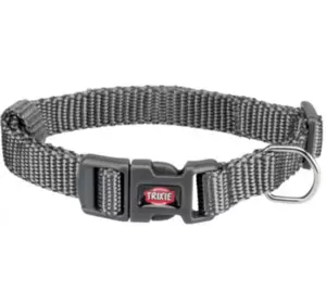 Нашийник Trixie нейлоновий "Premium" M-L 35-55 см / 20 мм (графіт) Нашийник Trixie нейлоновий "Premium" M-L 35-55 см / 20 мм (графіт)