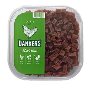 Ласощі для домашніх тварин MeoCubes Курячі міні-кубики зі смаком печінки для котів 100 г Ласощі для домашніх тварин MeoCubes Курячі міні-кубики зі смаком печінки для котів 100 г