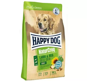 Happy Dog NaturСroq Lamm Reis корм для собак з чутливим травленням з ягням і рисом, 18 кг Happy Dog NaturСroq Lamm Reis корм для собак з чутливим травленням з ягням і рисом, 18 кг