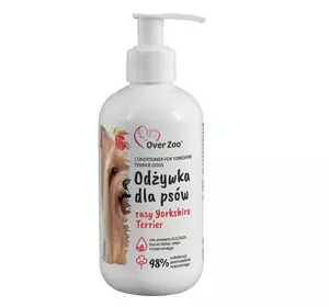 Кондиціонер OverZoo для собак породи Йоркширський тер'єр 250 мл Кондиціонер OverZoo для собак породи Йоркширський тер'єр 250 мл