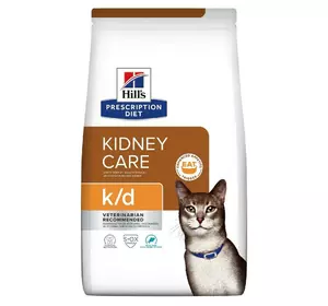 Лікувальний корм Хіллс Hills PD Kidney Care K/D для кішок з тунцем для підсилення апетиту при хворобі нирок 400 г