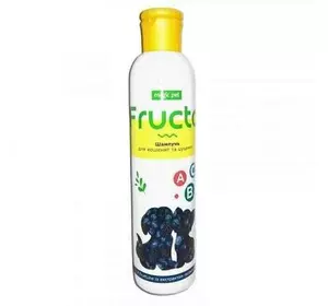 Шампунь Fructa з екстрактом лісові ягоди для цуценят та кошенят 220 мл Шампунь Fructa з екстрактом лісові ягоди для цуценят та кошенят 220 мл