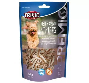 Trixie TX-31547 PREMIO Fish Rabbit Stripes 100г - ласощі з м'яса кролика і тріски для собак