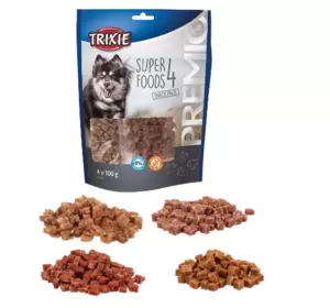 Trixie TX-31854 Premio 4 Superfoods 400 гр - ласощі 4 смаку для собак