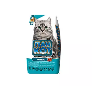 Сухий корм Пан Кіт для дорослих котів з рибою 10 кг Сухий корм Пан Кіт для дорослих котів з рибою 10 кг