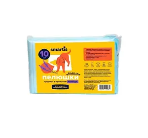 Пелюшки щоденні з ароматом лаванди 60х60см 38г/4г (10шт) Smartis Пелюшки щоденні з ароматом лаванди 60х60см 38г/4г (10шт) Smartis