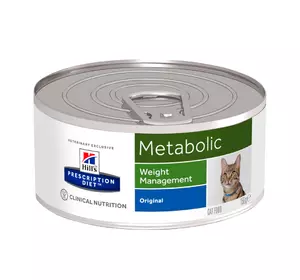 Hill's PRESCRIPTION DIET Metabolic Вологий Корм для котів - 156 гОжиріння, зайва вага Hill's PRESCRIPTION DIET Metabolic Вологий Корм для котів - 156 гОжиріння, зайва вага