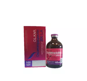 Окситетрациклін 200 LA (100 мл) O.L.KAR (термін придатності до 01.2027 р) Окситетрациклін 200 LA (100 мл) O.L.KAR (термін придатності до 01.2027 р)