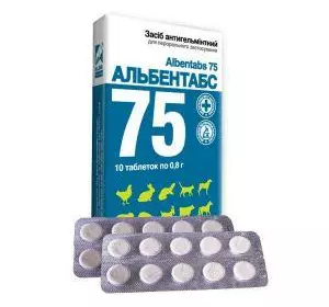 Альбентабс 75 таблетки №10 для тварин, O.L.KAR.