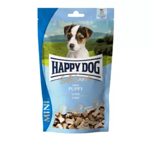 Ласощі Happy Dog Soft Snack Mini Puppy для цуценят дрібних порід (лосось/кролик), 100 г Ласощі Happy Dog Soft Snack Mini Puppy для цуценят дрібних порід (лосось/кролик), 100 г