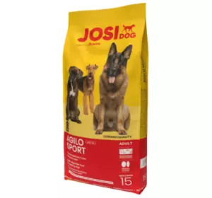 Сухий корм Josera JosiDog Agilo Sport (ЙозіДог Аджило Спорт) для спортивних собак, 15 кг Сухий корм Josera JosiDog Agilo Sport (ЙозіДог Аджило Спорт) для спортивних собак, 15 кг