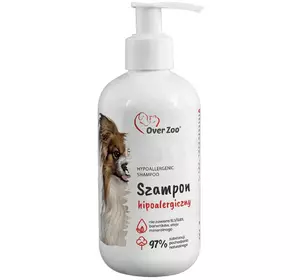 Шампунь Over Zoo Hypoallergenic Shampoo для собак з чутливою шкірою та всіма типами шерсті 250 мл Шампунь Over Zoo Hypoallergenic Shampoo для собак з чутливою шкірою та всіма типами шерсті 250 мл