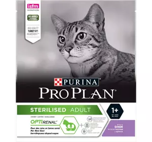 Сухий корм Purina Pro Plan Sterilised Turkey для стерилізованих кішок з індичкою 400 г Сухий корм Purina Pro Plan Sterilised Turkey для стерилізованих кішок з індичкою 400 г