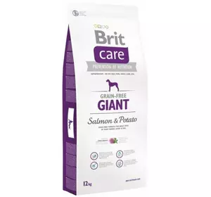 Сухий корм Бріт Brit Care GF Giant Salmon & Potato для собак гігантських порід 12 кг