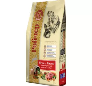 Сухий гіпоалергенний корм Ройчер з ягням та рисом для собак 7.5 кг Сухий гіпоалергенний корм Ройчер з ягням та рисом для собак 7.5 кг