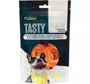 Croci Tasty Кільця з куркою та тріскою для собак 80 г Croci Tasty Кільця з куркою та тріскою для собак 80 г