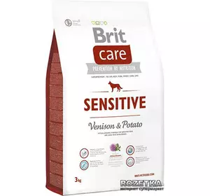 Сухий корм гіпоалергенний з олениною для собак усіх порід Бріт Brit Care Sensitive All Breed 3 кг Сухий корм гіпоалергенний з олениною для собак усіх порід Бріт Brit Care Sensitive All Breed 3 кг