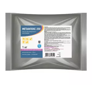 Метафлокс 250 пероральний антибіотик для ВРХ, свиней і птиці 1 кг, Ветсинтез