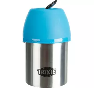 Trixie TX-24605 пляшка дорожня+миска (сталь/пластик) 300мл Trixie TX-24605 пляшка дорожня+миска (сталь/пластик) 300мл