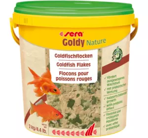 Корм для риб Sera Goldy Nature (Сера Голді) пластівці для золотих рибок 10 л (2 кг) Корм для риб Sera Goldy Nature (Сера Голді) пластівці для золотих рибок 10 л (2 кг)