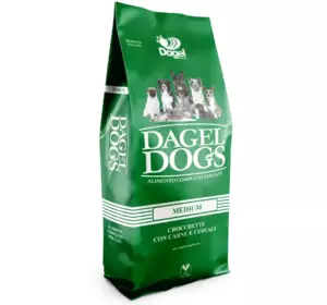 Корм сухий Dagel Dogs Medium для дорослих собак усіх порід із середньою фізичною активністю, 20 кг