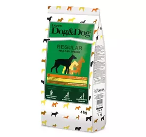 Сухий корм для собак Геда Gheda Dog&Dog Expert Regular корм для собак усіх порід з куркою, 4 кг Сухий корм для собак Геда Gheda Dog&Dog Expert Regular корм для собак усіх порід з куркою, 4 кг