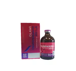 Окситетрациклін 200LA (50 мл) O.L.KAR (Тривалої дії) Окситетрациклін 200LA (50 мл) O.L.KAR (Тривалої дії)