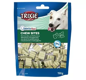 Trixie (TX-31501) Denta Fun Chew Bites ласощі для собак з петрушкою та м'ятою 150 г Trixie (TX-31501) Denta Fun Chew Bites ласощі для собак з петрушкою та м'ятою 150 г