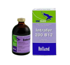 Інтрафер (Intrafer) 200-B12 флакон 100 мл Interchemie Нідерланди (залізо) (термін до 05.2026 р)