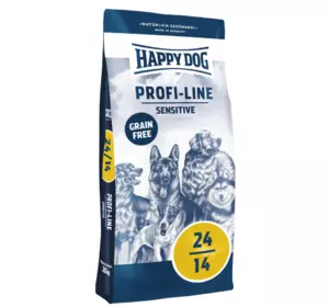 Happy Dog Profi-Line Sensitive 24/14 сухий корм для собак усіх порід з чутливим травленням, 20 кг Happy Dog Profi-Line Sensitive 24/14 сухий корм для собак усіх порід з чутливим травленням, 20 кг