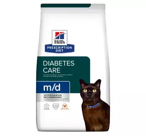 Сухий лікувальни корм Хіллс Hills PD Diabetes/Weight m/d корм для котів 3 кг при цукровому діабеті та ожирінні