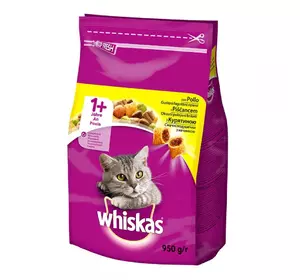 Сухий корм Whiskas (Віскас) для дорослих котів з куркою, 800 г Сухий корм Whiskas (Віскас) для дорослих котів з куркою, 800 г
