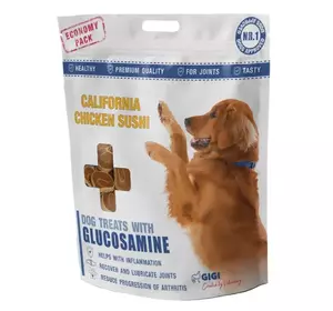 Смаколики GiGi "Каліфорнійські роли з курятини" / ласощі California Chicken Sushi 340 г Смаколики GiGi "Каліфорнійські роли з курятини" / ласощі California Chicken Sushi 340 г