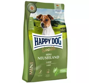Happy Dog Mini Neuseeland корм для собак дрібних порід з чутливим травленням (ягня та рис), 10 кг