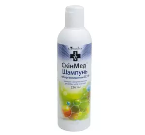 Лікувальний шампунь СкінМед SkinMed Chlorhexidin (0.5%) з хлоргексидином для собак і котів 236 мл, Cymedica Лікувальний шампунь СкінМед SkinMed Chlorhexidin (0.5%) з хлоргексидином для собак і котів 236 мл, Cymedica
