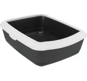 Туалет для кішок з рамкою Trixie Classic Litter Tray TX-40184 37x15x47 см Темно-сірий Туалет для кішок з рамкою Trixie Classic Litter Tray TX-40184 37x15x47 см Темно-сірий