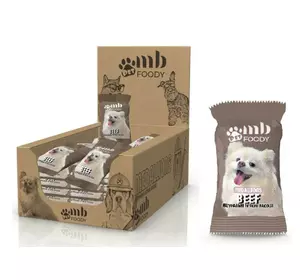 Натуральні ласощі для собак медальйони MB Foody Pet шоубокс 400 г з яловичиною (в упаковці 100 шт) Натуральні ласощі для собак медальйони MB Foody Pet шоубокс 400 г з яловичиною (в упаковці 100 шт)