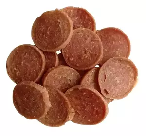 Ласощі для собак медальйони з мяса качки по пекінськи 500 г Ласощі для собак медальйони з мяса качки по пекінськи 500 г