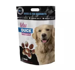 Смаколики GiGi "Міні-качині пальчики" / ласощі Mini Duck Fingers 85 г Смаколики GiGi "Міні-качині пальчики" / ласощі Mini Duck Fingers 85 г