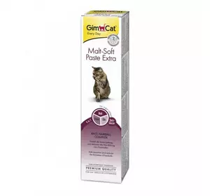Паста ДжімКет GimCat Malt Soft Extra для виведення шерсті 50 г Паста ДжімКет GimCat Malt Soft Extra для виведення шерсті 50 г
