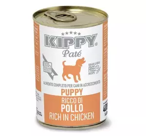 Вологий корм KIPPY Pate Puppy Chicken для цуценят з куркою у вигляді паштету 400 г Вологий корм KIPPY Pate Puppy Chicken для цуценят з куркою у вигляді паштету 400 г