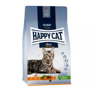Сухий корм для дорослих кішок Happy Cat Culinary Land Ente зі смаком качки, 4 кг Сухий корм для дорослих кішок Happy Cat Culinary Land Ente зі смаком качки, 4 кг