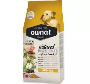 Овнат Ownat Classic Lamb & Rice (Dog) сухий корм для дорослих собак з ягням і рисом 20 кг Овнат Ownat Classic Lamb & Rice (Dog) сухий корм для дорослих собак з ягням і рисом 20 кг