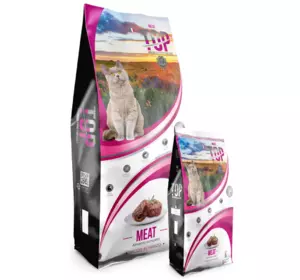 Сухий корм Top Cat Meat преміум класу з яловичиною для дорослих котів, 20 кг Сухий корм Top Cat Meat преміум класу з яловичиною для дорослих котів, 20 кг