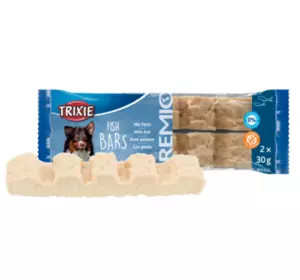 Ласощі для собак Trixie (TX-31599) PREMIO Fish Bars батончик для собак з рибою 2 шт/60 г Ласощі для собак Trixie (TX-31599) PREMIO Fish Bars батончик для собак з рибою 2 шт/60 г