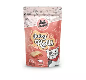 Ласощі для котів Містер Бандіт Mr.Bandit Соковиті роли з яловичиною для котів, 40 г термін до 12.25 Ласощі для котів Містер Бандіт Mr.Bandit Соковиті роли з яловичиною для котів, 40 г термін до 12.25